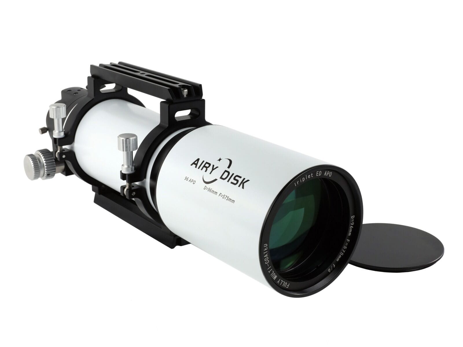 Airy Disk Telescope Airy Disk APO 96mm f/6 Triplet ED FCD-100  Apochromatic Refractor APO w/ Aluminum Case