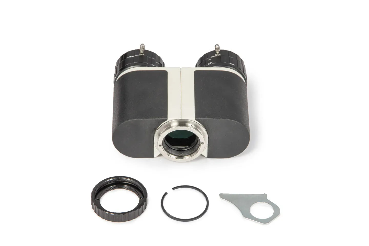 Baader Planetarium Accessories Baader MaxBright® II Binoviewer with adapters to T-2 and Zeiss micro-bayonet in a padded carrying case, Viewer Only NEW Version - 2456460