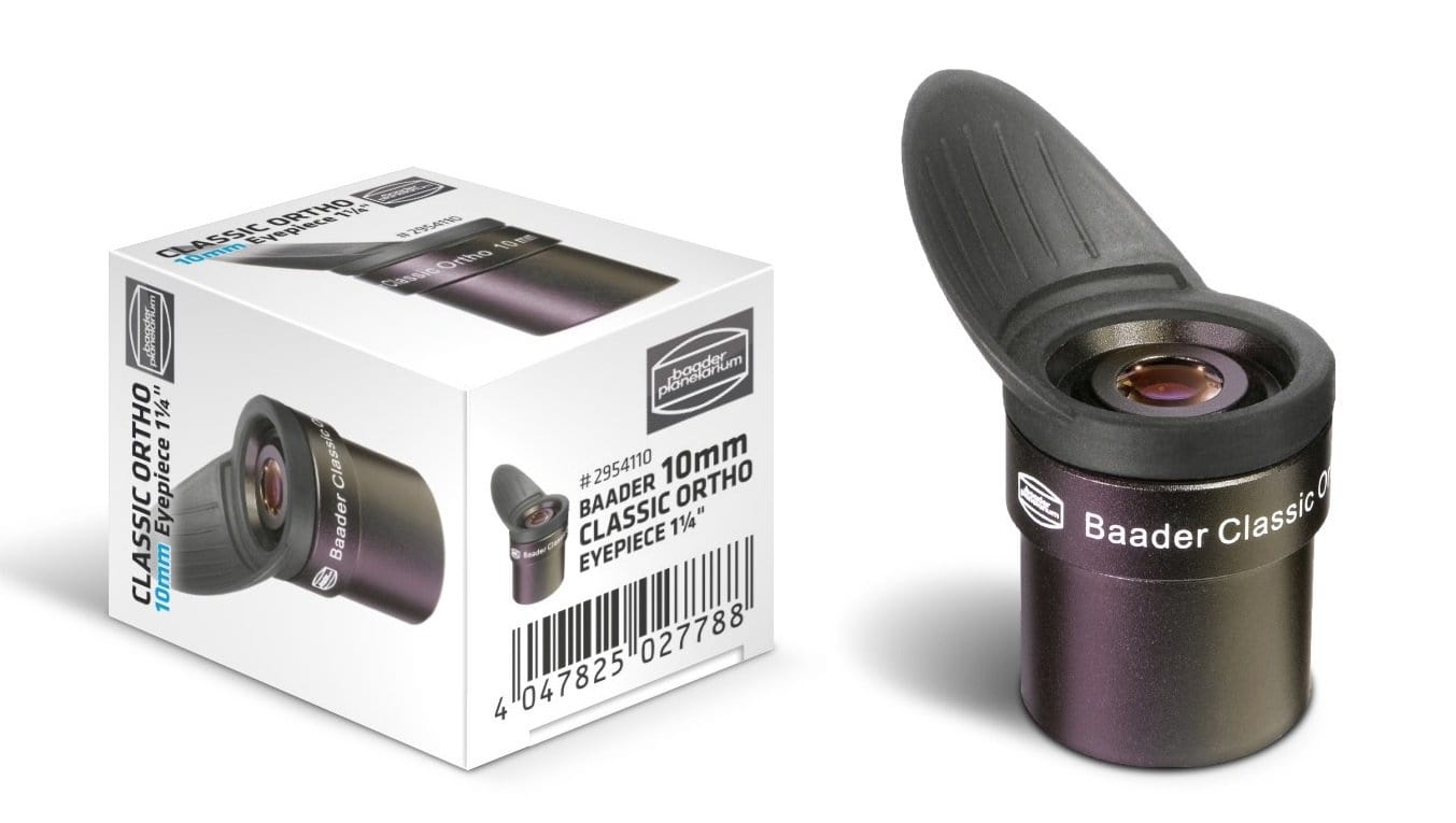 Baader Planetarium Accessory 10mm Baader Classic Ortho 6mm, 10mm, 18mm 1¼" Eyepiece (HT-MC) - 2954106