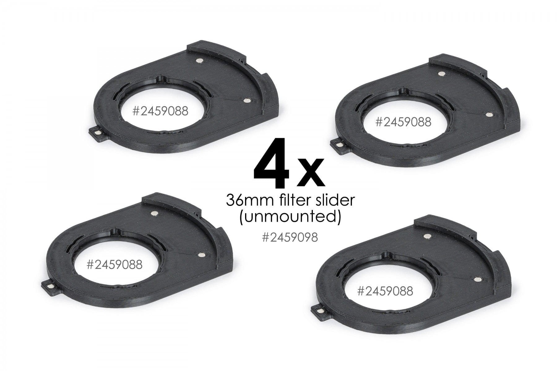 Baader Planetarium Accessory 4x Filterholder 36mm for FCCT (3D-printed) for unmounted Ø 36x2mm Baader Filter