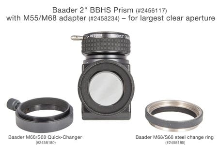 Baader Planetarium Accessory Baader 2" BBHS Mirror Diagonal with 2" Click-Lock Clamp - 2456115