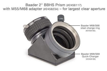 Baader Planetarium Accessory Baader 2" BBHS Mirror Diagonal with 2" Click-Lock Clamp - 2456115