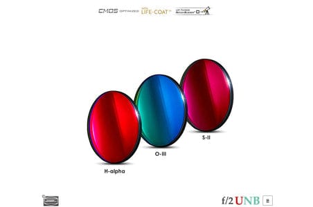 Baader Planetarium Accessory Baader 3.5 / 4nm f/2 Ultra-Highspeed-Filterset 1¼" – CMOS-optimized (H-alpha / O-III / S-II)
