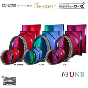 Baader Planetarium Accessory Baader 3.5 / 4nm f/3 Ultra-Highspeed-Filterset 1¼" – CMOS-optimized (H-alpha / O-III / S-II)