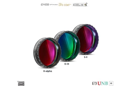 Baader Planetarium Accessory Baader 3.5 / 4nm f/3 Ultra-Highspeed-Filterset 1¼" – CMOS-optimized (H-alpha / O-III / S-II)