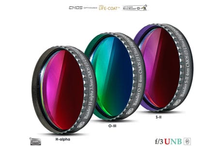 Baader Planetarium Accessory Baader 3.5 / 4nm f/3 Ultra-Highspeed-Filterset 1¼" – CMOS-optimized (H-alpha / O-III / S-II)