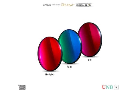 Baader Planetarium Accessory Baader 3.5 / 4nm Ultra-Narrowband-Filterset 1¼" – CMOS-optimized (H-alpha / O-III / S-II)