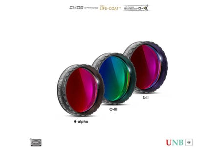 Baader Planetarium Accessory Baader 3.5 / 4nm Ultra-Narrowband-Filterset 2" – CMOS-optimized (H-alpha / O-III / S-II)