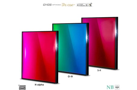 Baader Planetarium Accessory Baader 6.5nm Narrowband-Filterset 1¼" – CMOS-optimized (H-alpha / O-III / S-II)