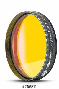 Baader Planetarium Accessory Baader Eyepiece Filter Orange 2", 570nm Longpass, Optically Polished w/MC - 2458316