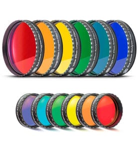 Baader Planetarium Accessory Baader Eyepiece Filter Set 2" 6 Colors (optically polished) w/MC - 2458310