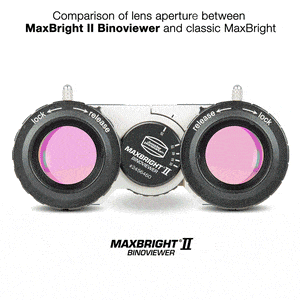 Baader Planetarium Accessory Baader MaxBright® II Binoviewer with glass path compensator 1:2.65 and nose piece 2"/T-2