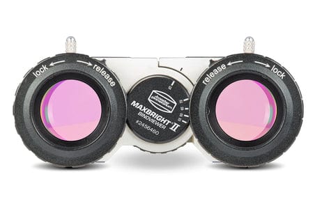 Baader Planetarium Accessory Baader MaxBright® II Binoviewer with glass path compensator 1:2.65 and nose piece 2"/T-2