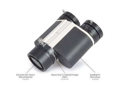 Baader Planetarium Accessory Baader MaxBright® II Binoviewer with glass path compensator 1:2.65 and nose piece 2"/T-2