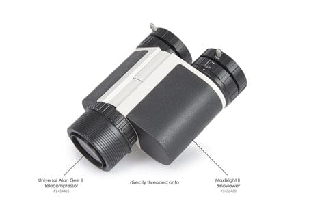 Baader Planetarium Accessory Baader MaxBright® II Binoviewer with glass path compensator 1:2.65 and nose piece 2"/T-2