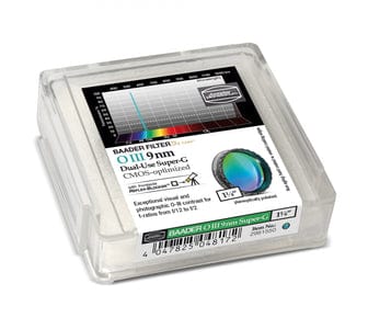 Baader Planetarium Accessory Baader O-III Super-G Filter (9nm) - CMOS optimized 1-1/4" and 2" - 2961550 / 2961551