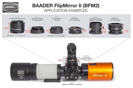 Baader Planetarium Accessory Baader Off Axis Guider for FlipMirror II (BFM-OAG) - 2956951