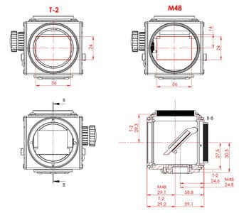 Baader Planetarium Accessory Baader Off Axis Guider for FlipMirror II (BFM-OAG) - 2956951