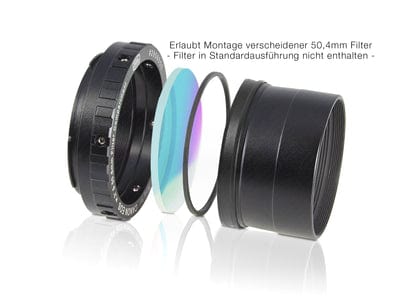 Baader Planetarium Accessory Baader Protective Wide T-Ring for Canon-EOS Including UHC-S Nebula Filter 50.4mm - 2958550N