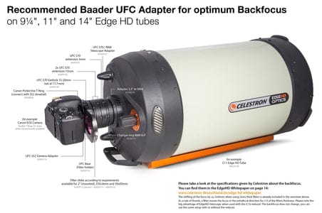 Baader Planetarium Accessory Baader Protective Wide T-Ring for Canon-EOS Including UHC-S Nebula Filter 50.4mm - 2958550N