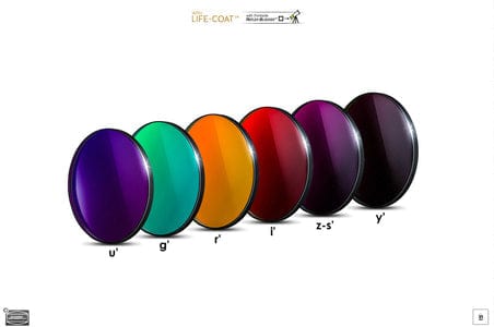Baader Planetarium Accessory Baader SLOAN/SDSS (ugriz) Filterset 100x100mm – photometric