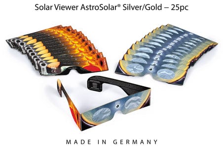 Baader Planetarium Accessory Baader Solar Viewer AstroSolar® Silver/Gold Eclipse Glasses (single piece packaging) - 2459294