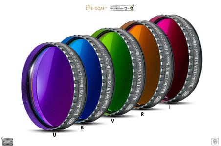 Baader Planetarium Accessory Baader UBVRI Bessel Filterset 1¼" – photometric