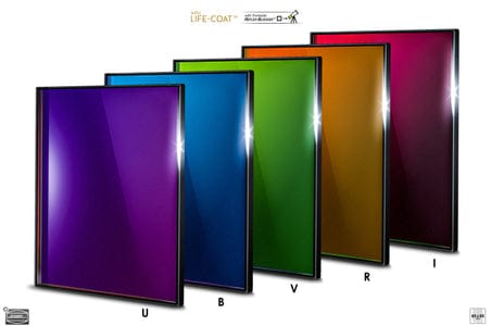 Baader Planetarium Accessory Baader UBVRI Bessel Filterset 100x100mm – photometric