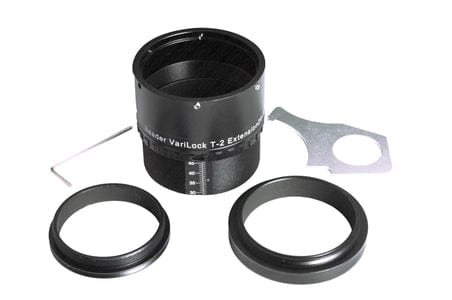 Baader Planetarium Accessory Baader VariLock 46, Variable Length T-2 Extension tube 29-46mm, with graduated length scale - 2956946