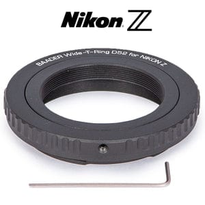 Baader Planetarium Accessory Baader Wide T-Ring Nikon Z (for Z bayonet) with D52i to T-2 and S52 - 2408335