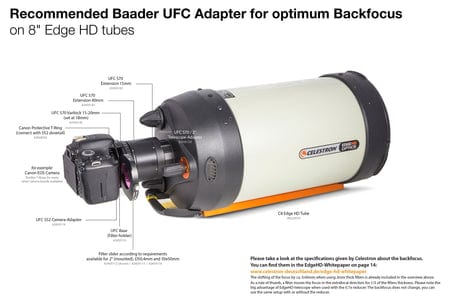 Baader Planetarium Accessory Baader Zero-Tolerance Protective Canon DSLR T-Ring T-2/M48 and 2" - 2958550C