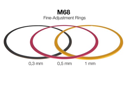 Baader Planetarium Accessory M68 Fine-Adjustment-Ring 0,5 mm thick (black), equals approx. 1/2 of rotation