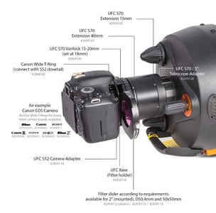 Baader Planetarium Accessory Wide-T-Ring for Leica, Sigma, Panasonic-L with D52i to T-2 and S52