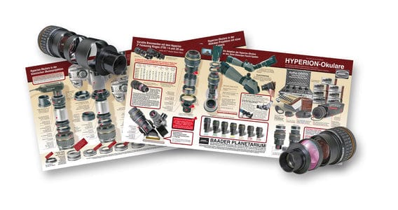 Baader Planetarium Eyepiece Baader Complete Eyepiece Set Consisting of All 7 Hyperion Modular Eyepieces - Includes Fitted Hardcase - 2454600