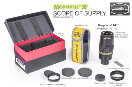 Baader Planetarium Eyepiece Baader Complete Morpheus 6 Piece Eyepiece Set - Includes Fitted Hardcase - 2954200