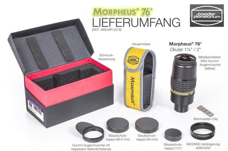 Baader Planetarium Eyepiece Baader Complete Morpheus 6 Piece Eyepiece Set - Includes Fitted Hardcase - 2954200