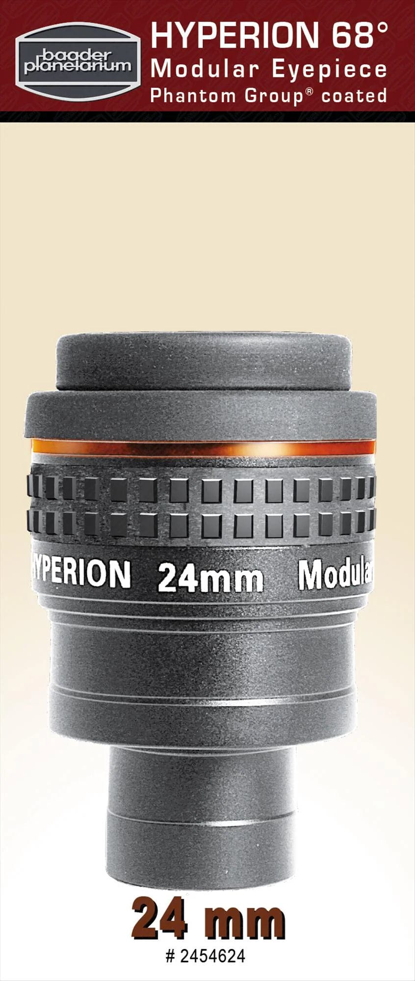 Baader Planetarium Eyepiece Baader Hyperion 24mm 68 Degree Modular Eyepiece - 2454624