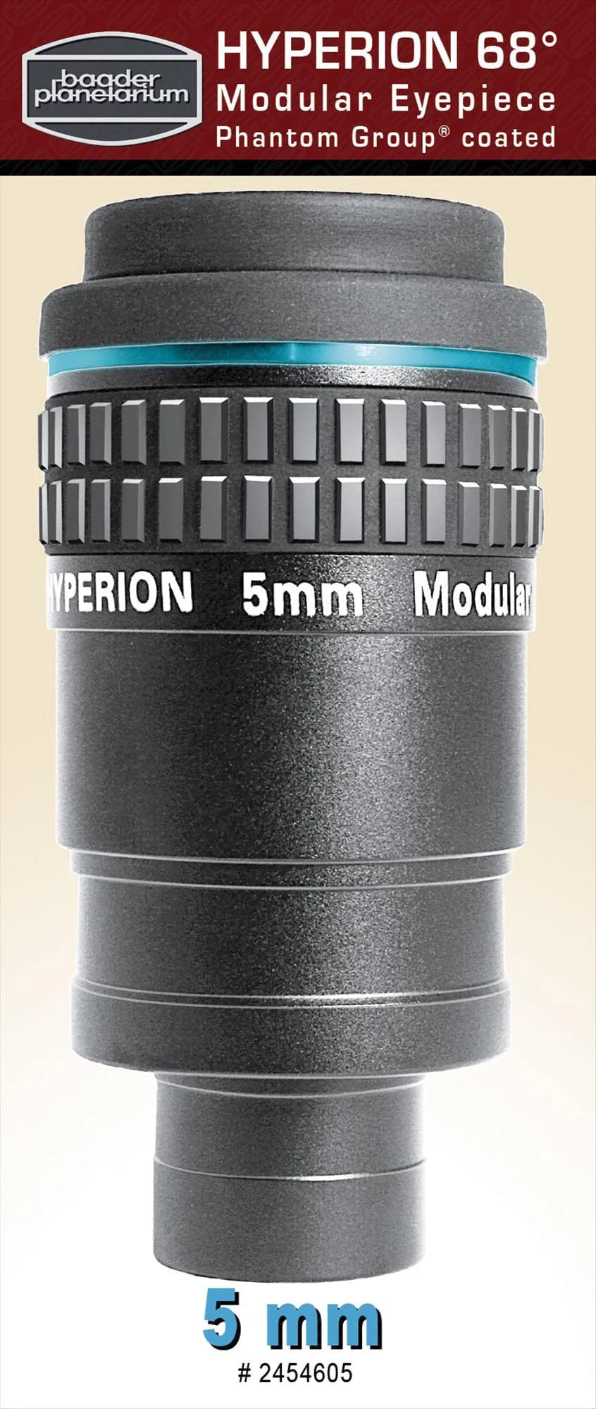 Baader Planetarium Eyepiece Baader Hyperion 5mm 68 Degree Modular Eyepiece - 2454605