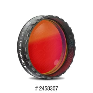 Baader Planetarium Filter Baader Eyepiece Filter Red 1.25", 610nm Longpass, Optically Polished w/MC - 2458307