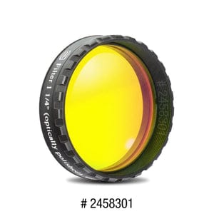 Baader Planetarium Filter Baader Eyepiece Filter Yellow 2", 495nm Longpass, Optically Polished w/MC - 2458311