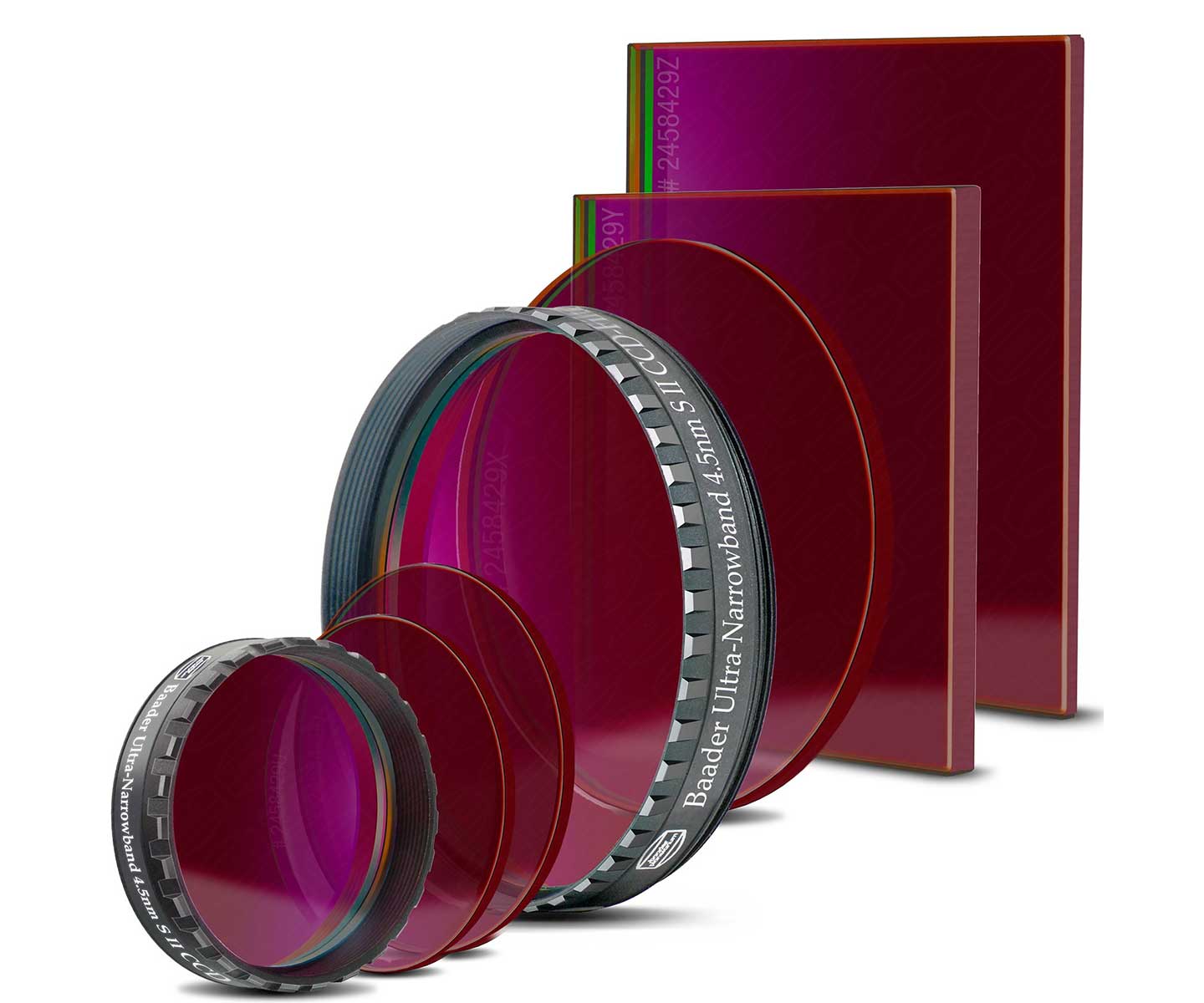 Baader Planetarium Filters Baader Ultra-Narrowband 4.5nm SII CCD-Filter 1¼", LPFC-mounted - 2458429T (Discontinued)