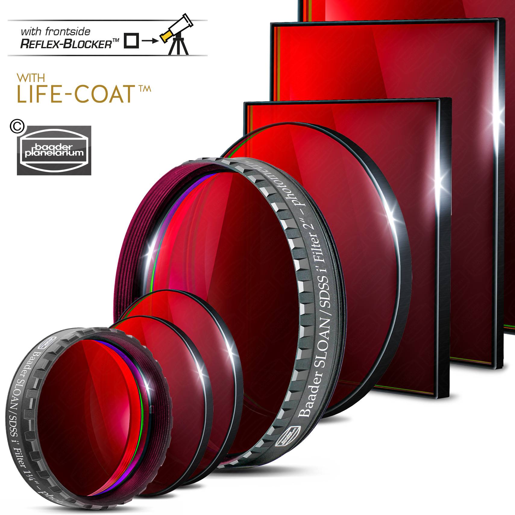 Baader Planetarium Filters SLOAN/SDSS i'-Filter 36mm – photometric - 2961702I
