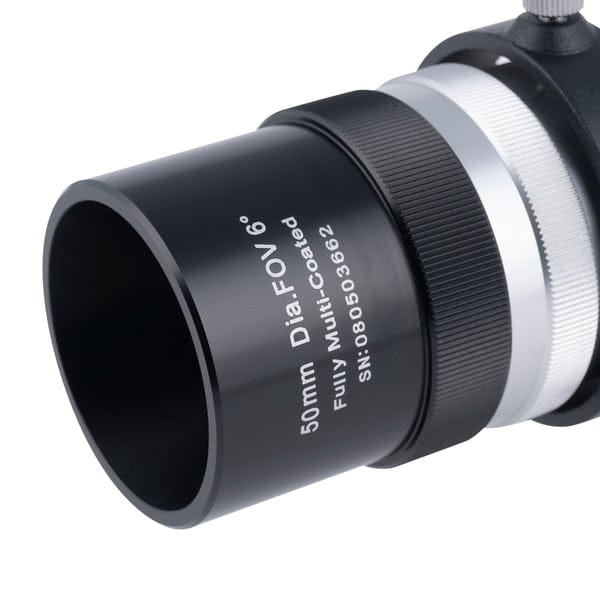 Explore Scientific Accessories 8x50 Straight Through Illuminated Viewfinder with Bracket and NEW long battery life Illuminator II - VFEI0850-01