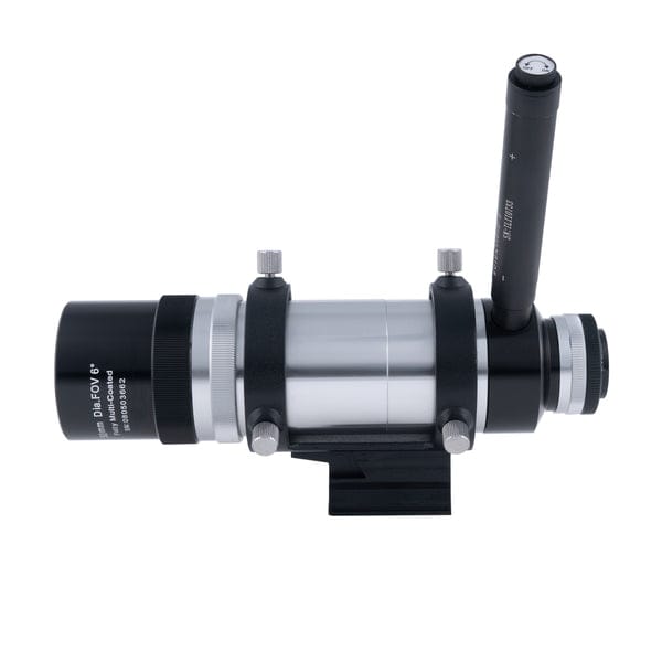 Explore Scientific Accessories 8x50 Straight Through Illuminated Viewfinder with Bracket and NEW long battery life Illuminator II - VFEI0850-01