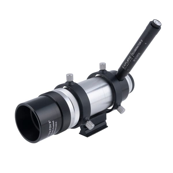 Explore Scientific Accessories 8x50 Straight Through Illuminated Viewfinder with Bracket and NEW long battery life Illuminator II - VFEI0850-01