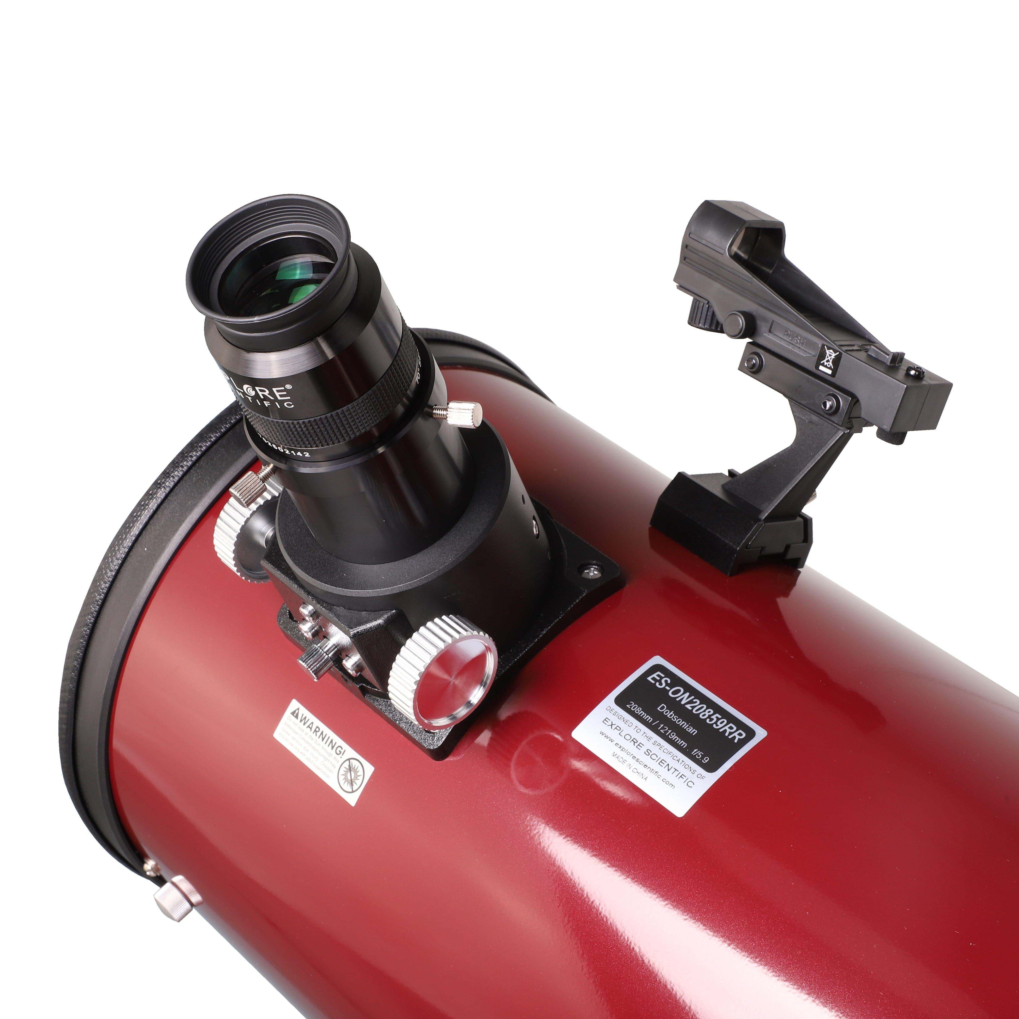 Explore Scientific Telescopes Explore Scientific 8-Inch Dobsonian Reflector Telescope (Red) - ES-ON20859RR