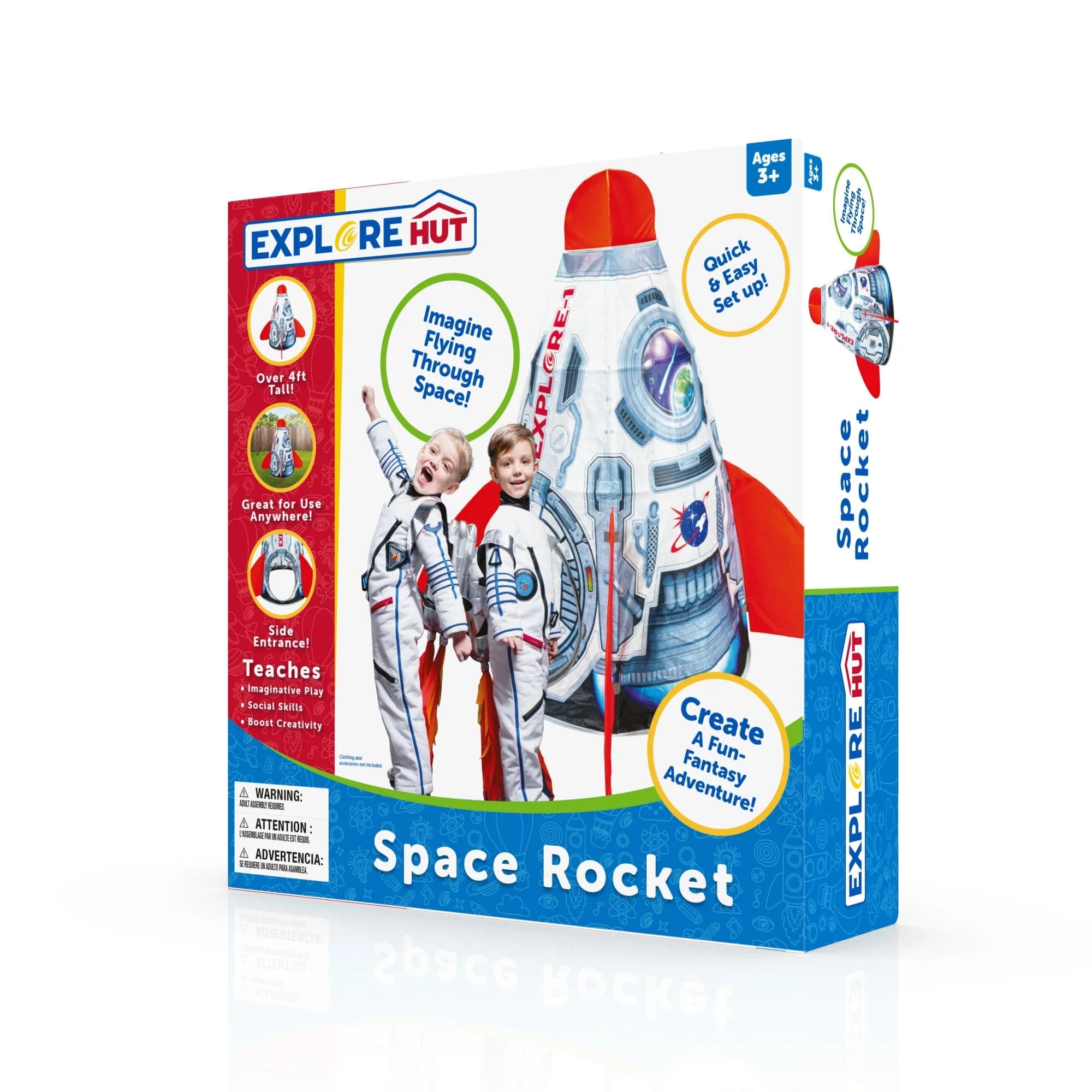 ExploreHut Toy ExploreHut Space Rocket - 88-70802