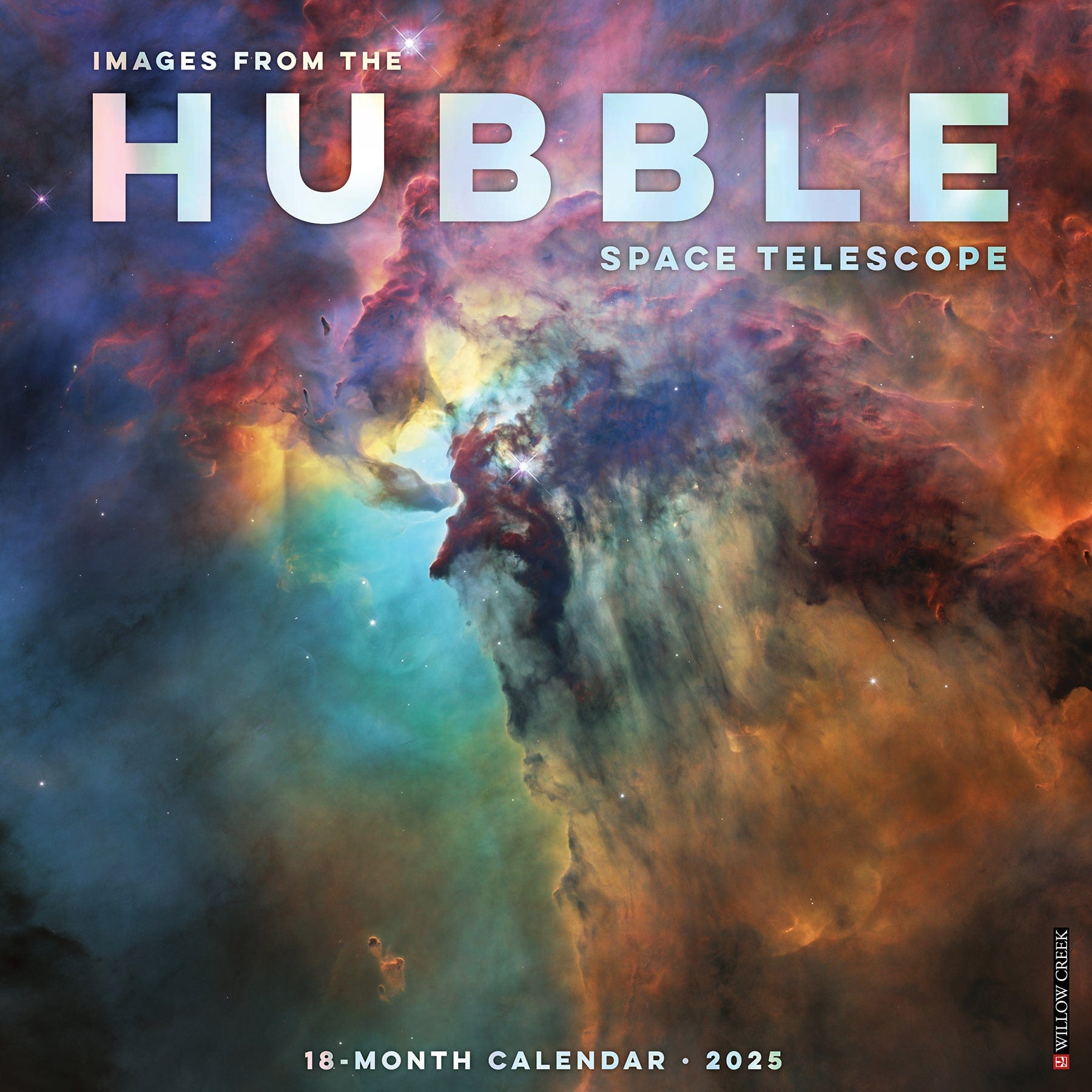 Firefly Books Books Images from the Hubble Space Telescope 2025 12" x 12" Wall Calendar