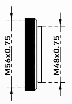 iOptron Accessories iOptron iAFS2 2" Camera Adapter - P-FA20-CA