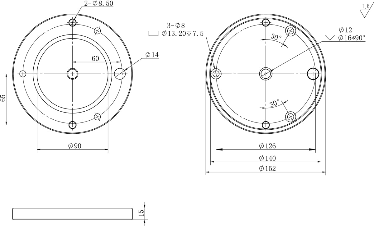 iOptron Accessories iOptron MiniPier for HAE69 & HAZ71 - 8043